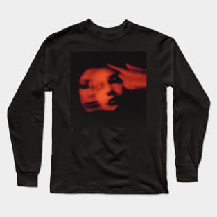 "Dissonance" Orange Self-Portrait 2021 // @filthywitch Long Sleeve T-Shirt